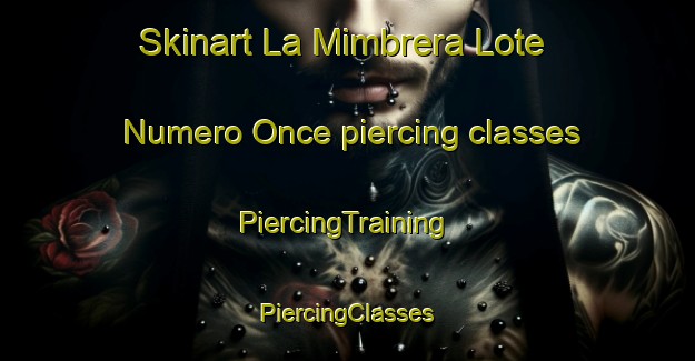 Skinart La Mimbrera Lote Numero Once piercing classes | #PiercingTraining #PiercingClasses #SkinartTraining-Mexico