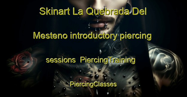 Skinart La Quebrada Del Mesteno introductory piercing sessions | #PiercingTraining #PiercingClasses #SkinartTraining-Mexico