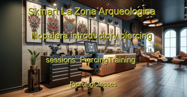 Skinart La Zona Arqueologica Nopalera introductory piercing sessions | #PiercingTraining #PiercingClasses #SkinartTraining-Mexico