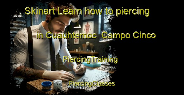 Skinart Learn how to piercing in Cuauhtemoc  Campo Cinco | #PiercingTraining #PiercingClasses #SkinartTraining-Mexico