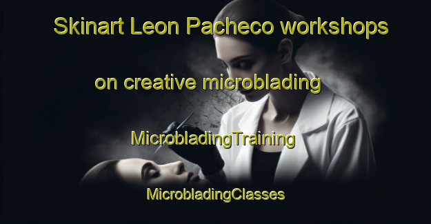 Skinart Leon Pacheco workshops on creative microblading | #MicrobladingTraining #MicrobladingClasses #SkinartTraining-Mexico