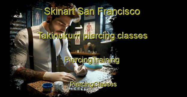 Skinart San Francisco Takinukum piercing classes | #PiercingTraining #PiercingClasses #SkinartTraining-Mexico