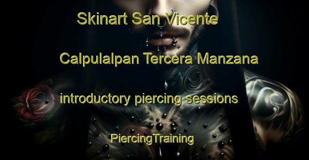 Skinart San Vicente  Calpulalpan Tercera Manzana introductory piercing sessions | #PiercingTraining #PiercingClasses #SkinartTraining-Mexico