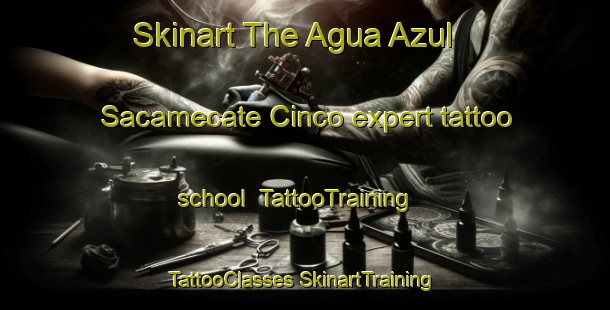 Skinart The Agua Azul  Sacamecate Cinco expert tattoo school | #TattooTraining #TattooClasses #SkinartTraining-Mexico