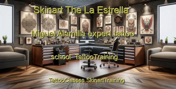 Skinart The La Estrella  Miguel Alamilla expert tattoo school | #TattooTraining #TattooClasses #SkinartTraining-Mexico