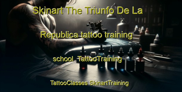 Skinart The Triunfo De La Republica tattoo training school | #TattooTraining #TattooClasses #SkinartTraining-Mexico