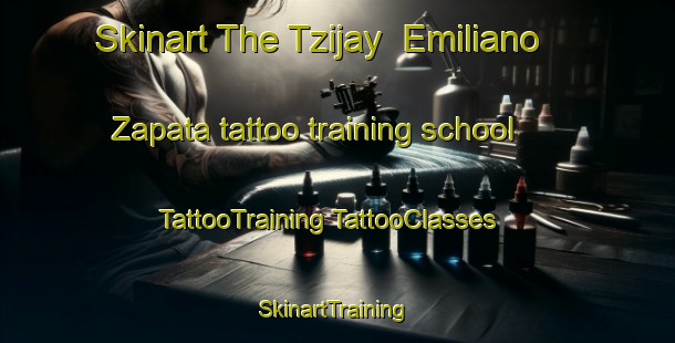 Skinart The Tzijay  Emiliano Zapata tattoo training school | #TattooTraining #TattooClasses #SkinartTraining-Mexico