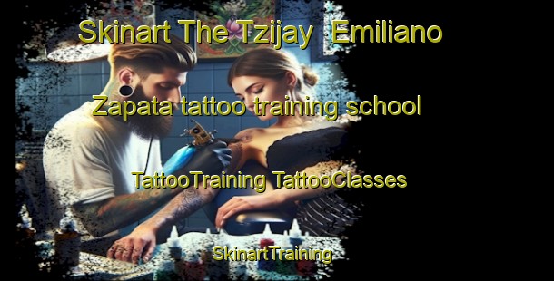 Skinart The Tzijay  Emiliano Zapata tattoo training school | #TattooTraining #TattooClasses #SkinartTraining-Mexico