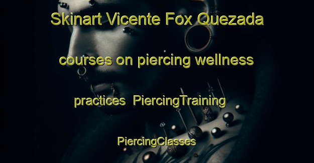 Skinart Vicente Fox Quezada courses on piercing wellness practices | #PiercingTraining #PiercingClasses #SkinartTraining-Mexico