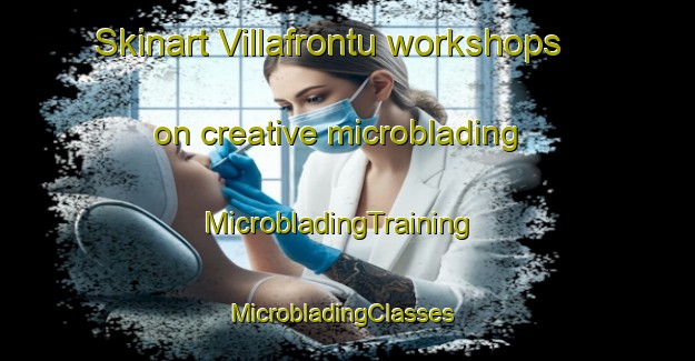 Skinart Villafrontu workshops on creative microblading | MicrobladingTraining | MicrobladingClasses | SkinartTraining-Mexico